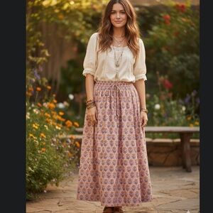 Marea Floral Maxi Skirt Size S